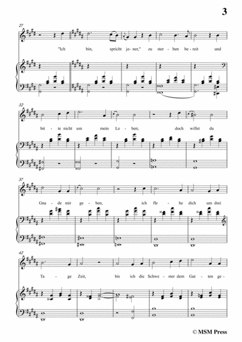 Schubert-Die Bürgschaft(The Bond),D.246,in c sharp minor,for Voice&Piano image number null