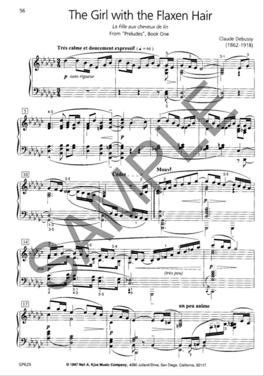 Piano Repertoire: Romantic & 20th Century, Level 9 Piano Method scores gallery preview page 2