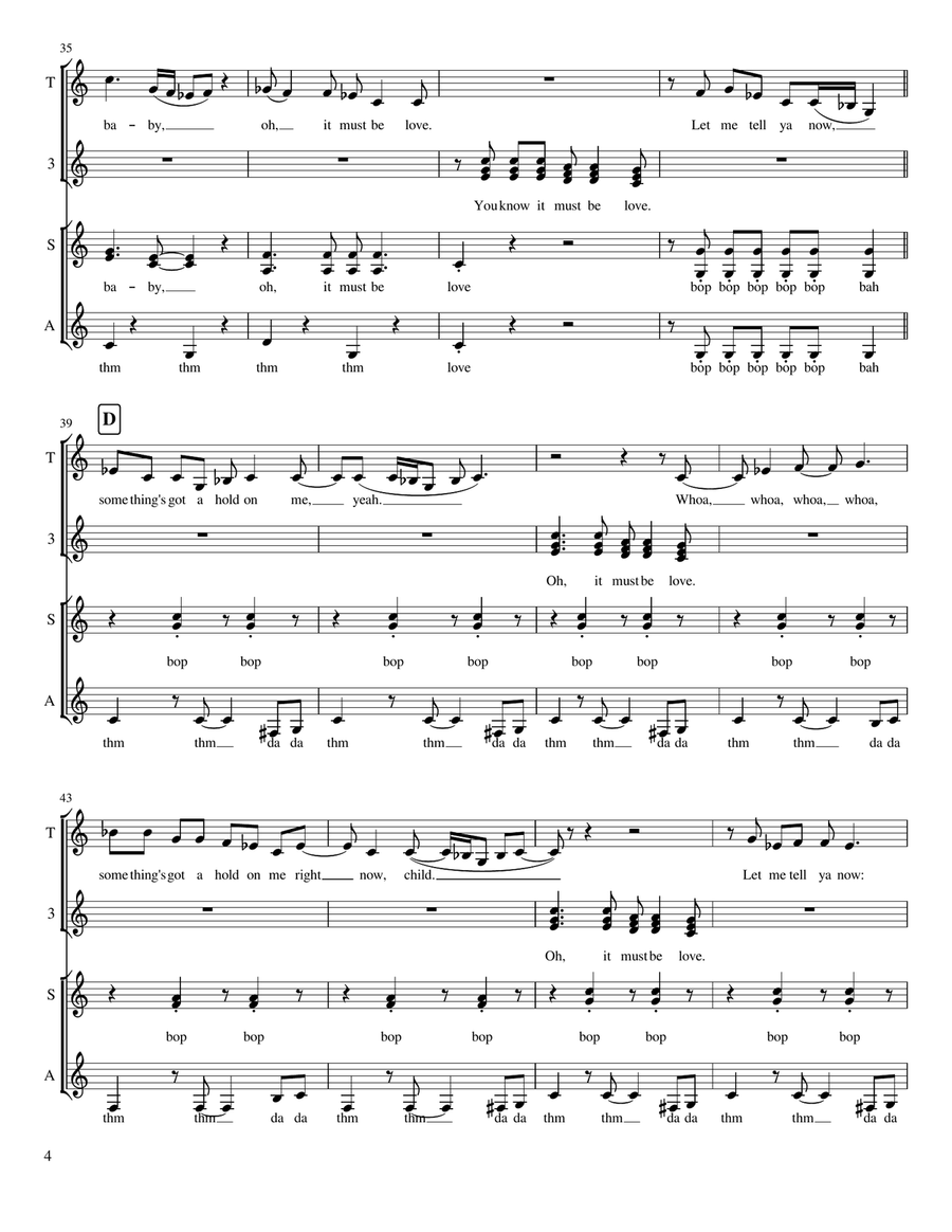 Something's Got A Hold On Me SSA scores gallery preview page 4