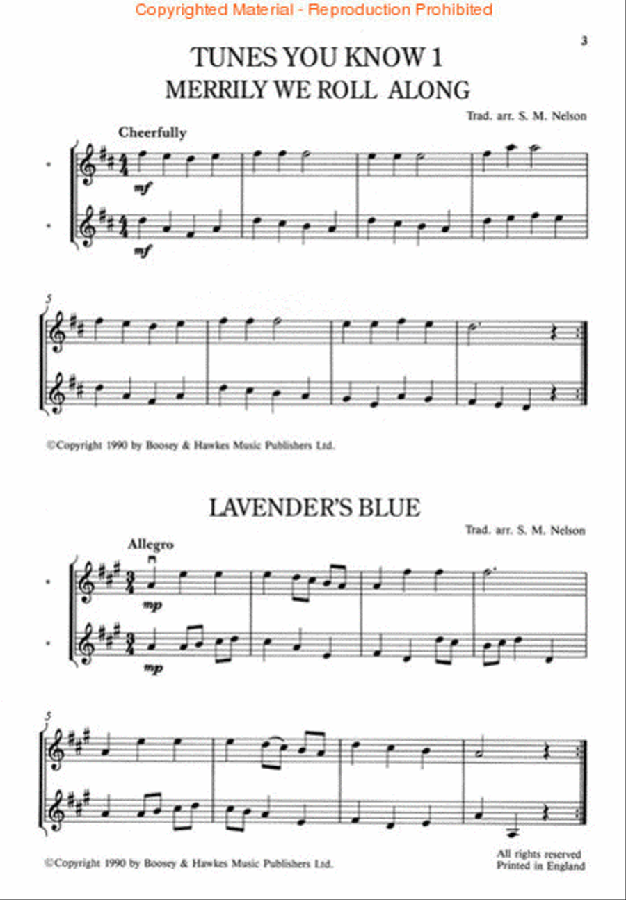 Tunes You Know 1 – Book 1 String Duet scores gallery preview page 2