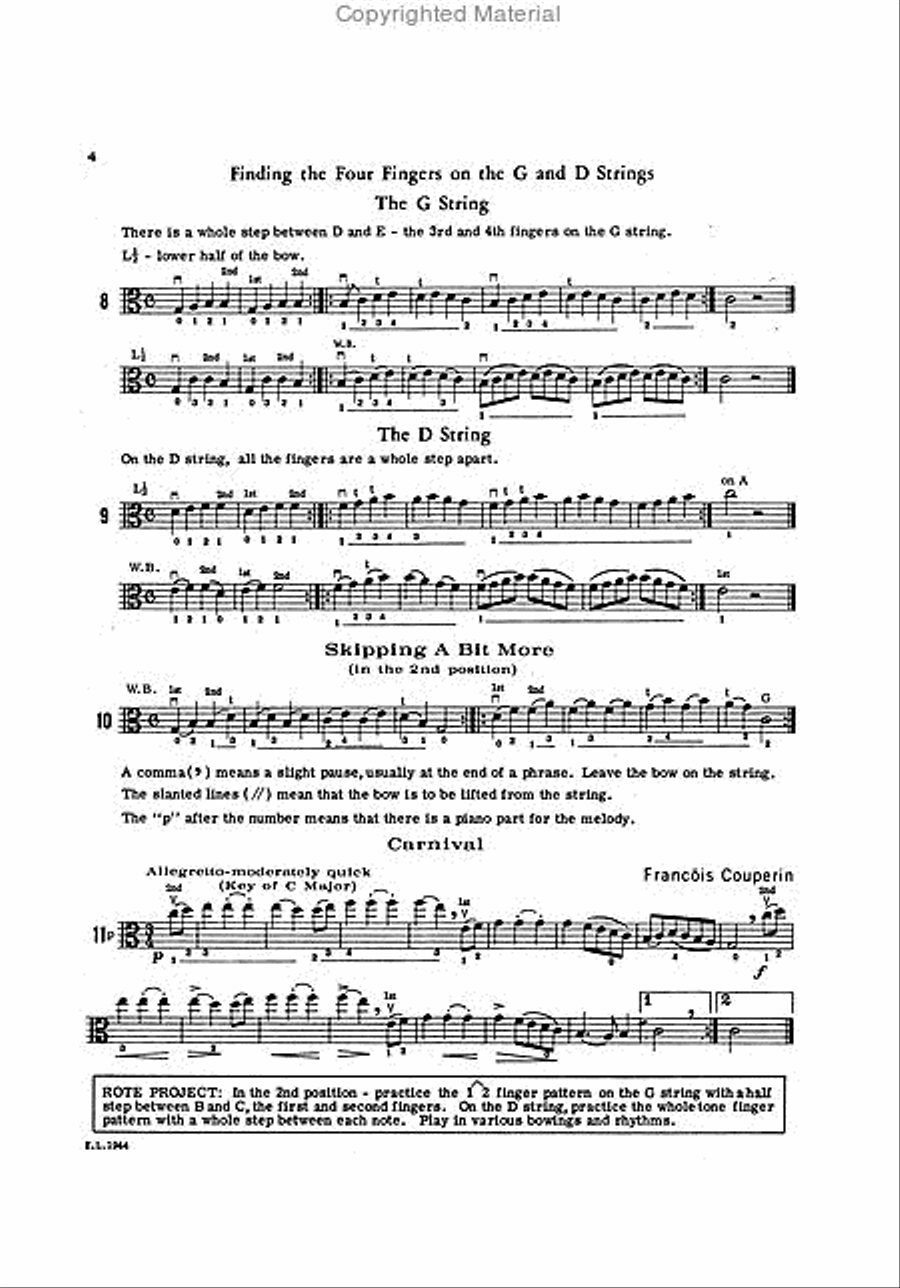2nd and 4th Position String Builder Chamber Orchestra scores gallery preview page 2