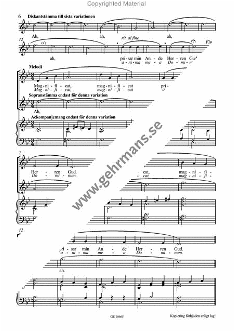 Kallor av liv Kallor av liv 4-Part scores gallery preview page 4