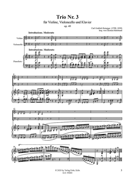 Klaviertrio Nr. 3 C-Dur op. 40 (ca. 1826)