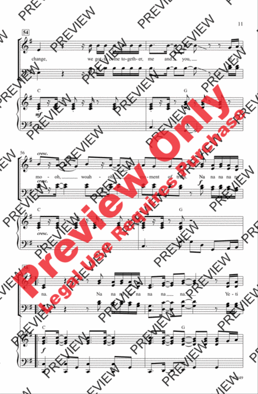 Moment of Truth Moment of Truth 4-Part scores gallery preview page 11
