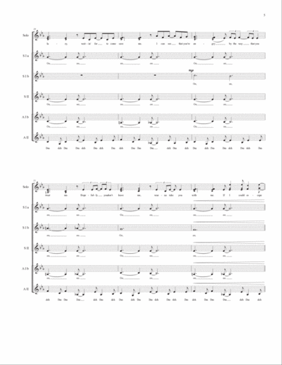 The Sweet Escape SSA scores gallery preview page 6