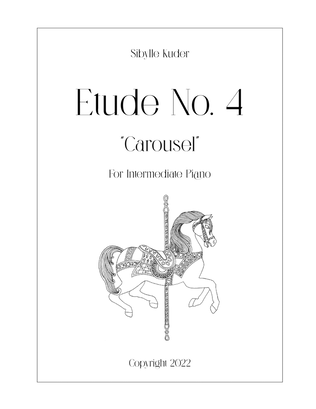 Etude No. 4 "Carousel" for Intermediate Piano