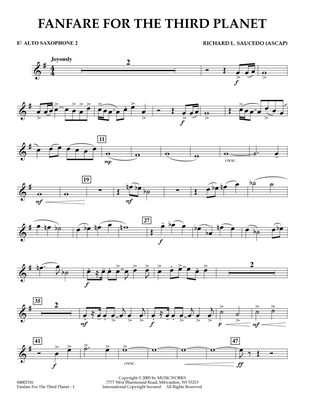 Fanfare for the Third Planet - Eb Alto Saxophone 2