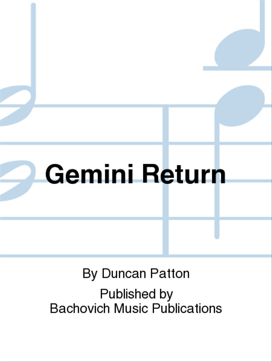 Gemini Return Marimba scores gallery preview page 1