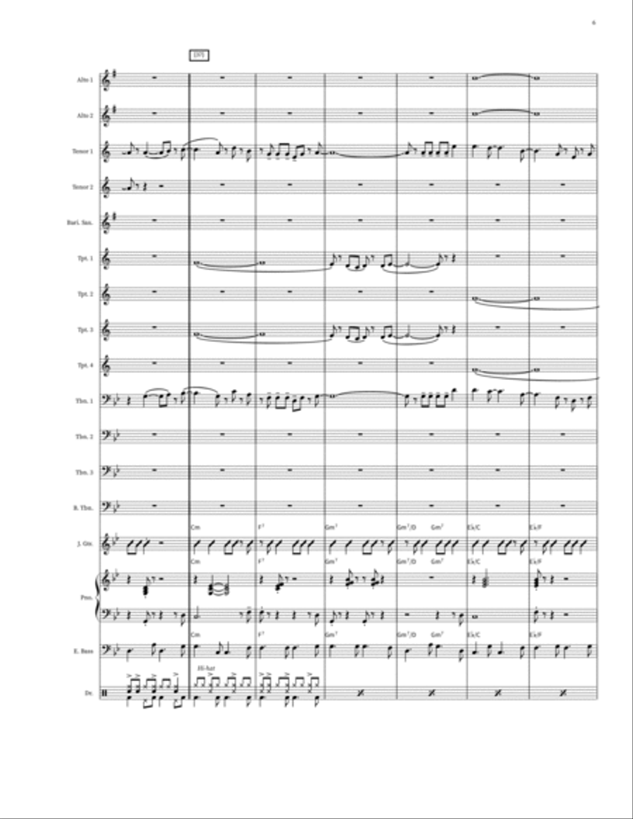 Mas Que Nada Jazz Ensemble scores gallery preview page 6