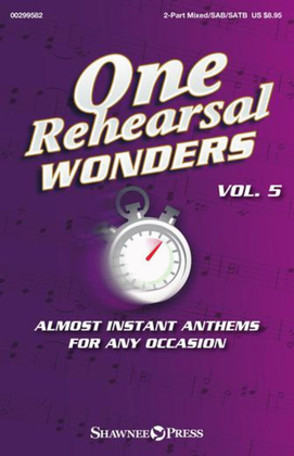 Book cover for One Rehearsal Wonders, Volume 5