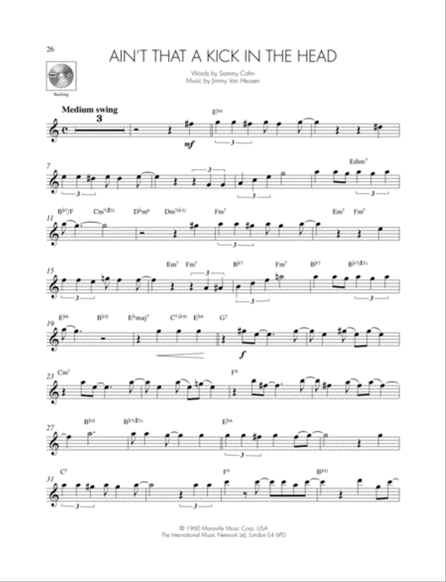 Robbie Williams -- Swing When You're Winning Alto Saxophone scores gallery preview page 4