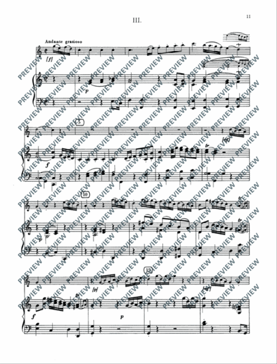 Concertino G major and Nocturne C major Oboe scores gallery preview page 12