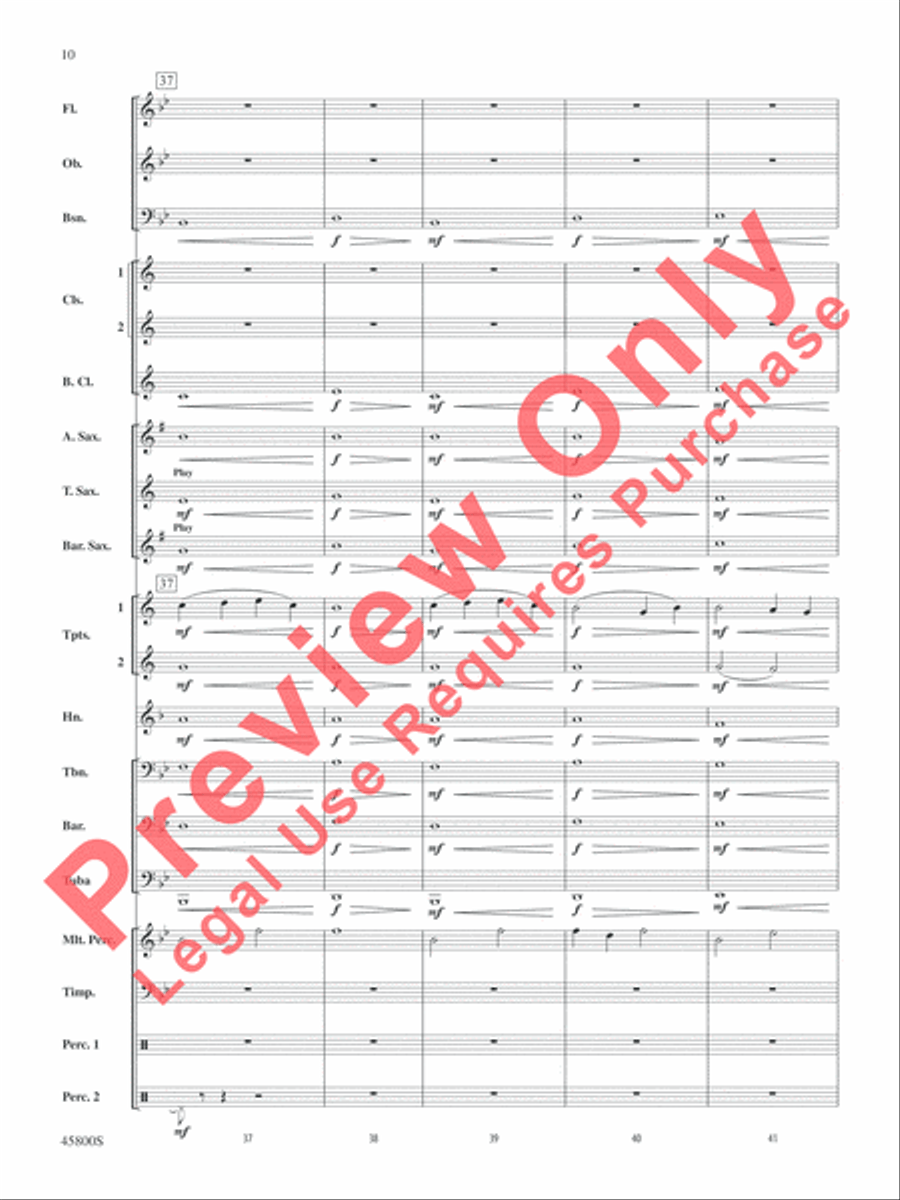 Suite from Fantastic Beasts and Where to Find Them Concert Band scores gallery preview page 11