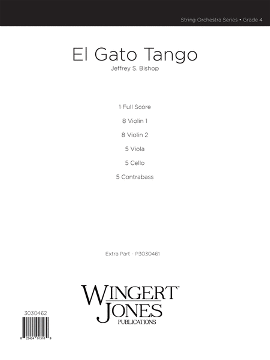 El Gato Tango (Score) String Orchestra scores gallery preview page 1