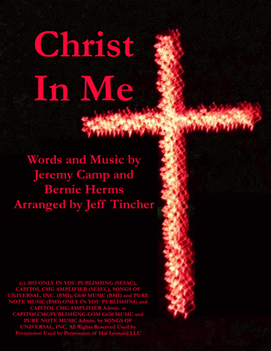 Christ In Me Christ In Me Voice scores gallery preview page 1