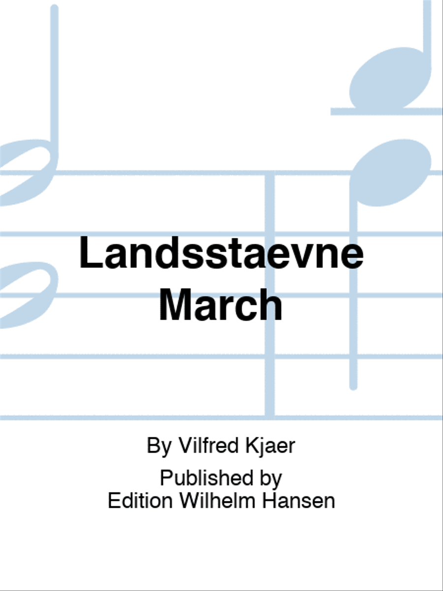Landsstævne March Brass Band scores gallery preview page 1