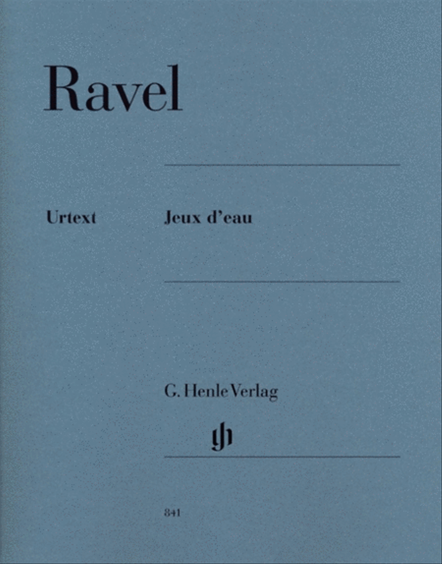 Ravel - Jeux Deau Urtext Piano Solo scores gallery preview page 1
