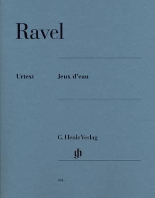 Book cover for Ravel - Jeux Deau Urtext