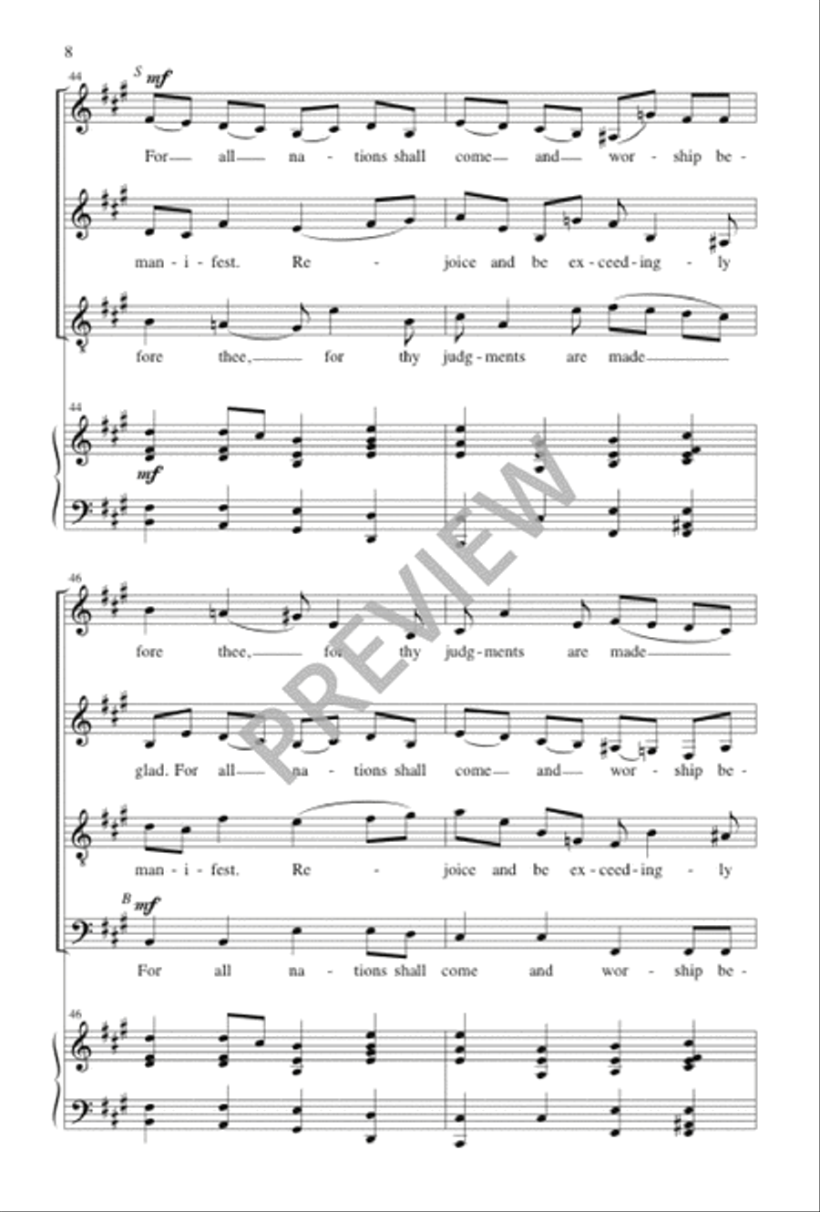 Great and Marvelous Great and Marvelous Choir scores gallery preview page 9