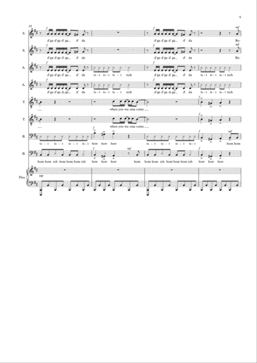 Relax 4-Part scores gallery preview page 5