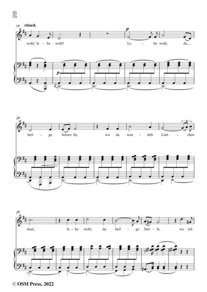 Schumann-Schöne Wiege meine Leiden,Op.24 No.5,in D Major