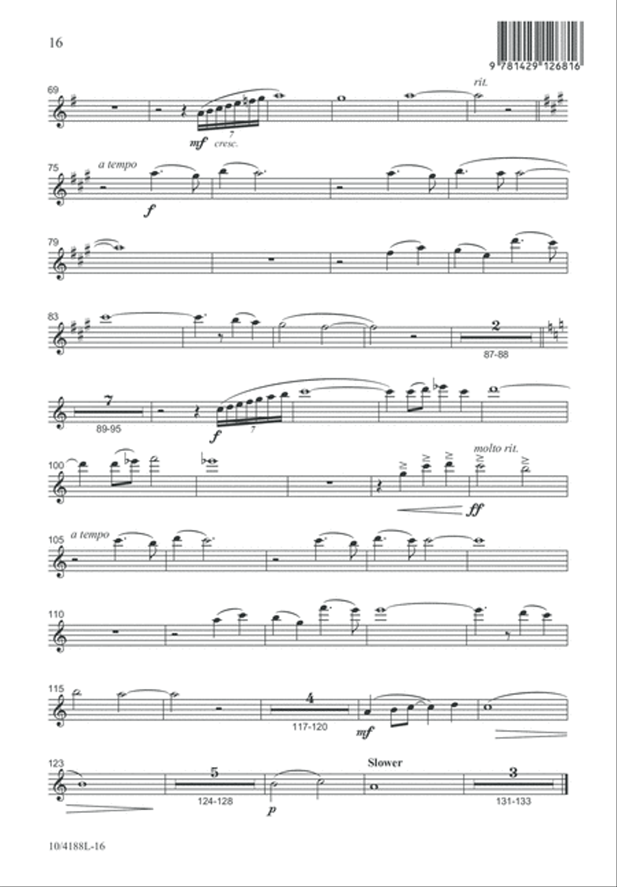 Hiding in the Shadow of God 4-Part scores gallery preview page 17