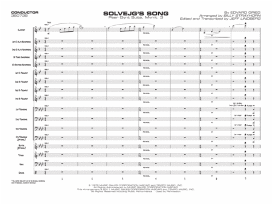 Peer Gynt Suite Peer Gynt Suite Jazz Ensemble scores gallery preview page 12