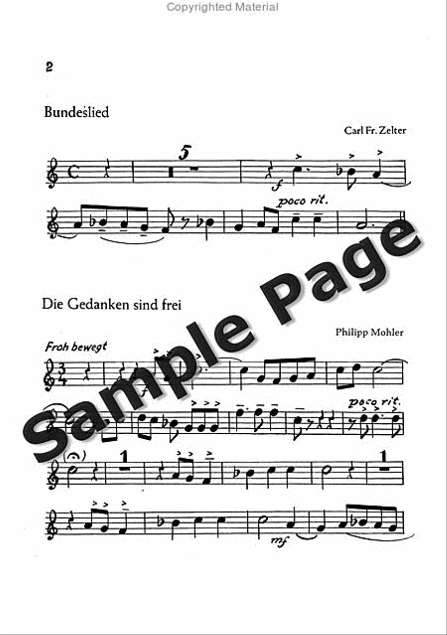 Mohler Ph Festliche Liedkantate Op37(dsb TTBB scores gallery preview page 11