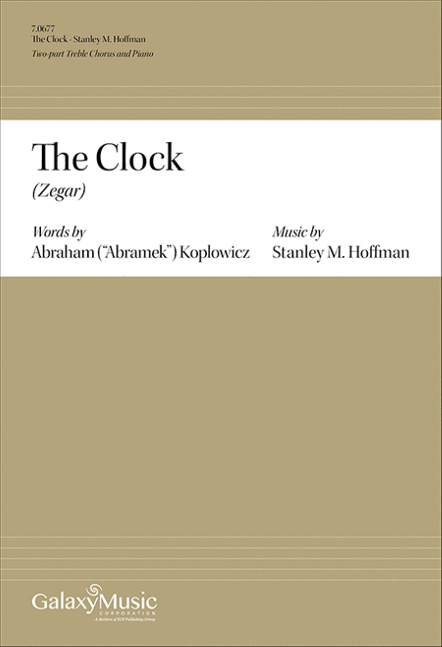 The Clock: (Zegar) The Clock: (Zegar) 2-Part scores gallery preview page 1