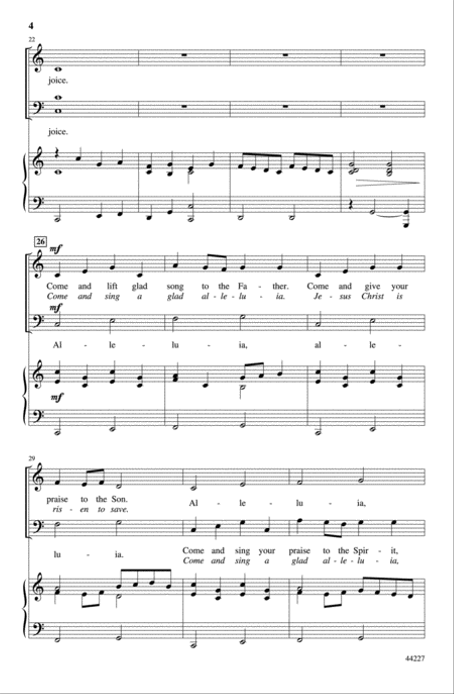 Rejoice! Choir scores gallery preview page 3