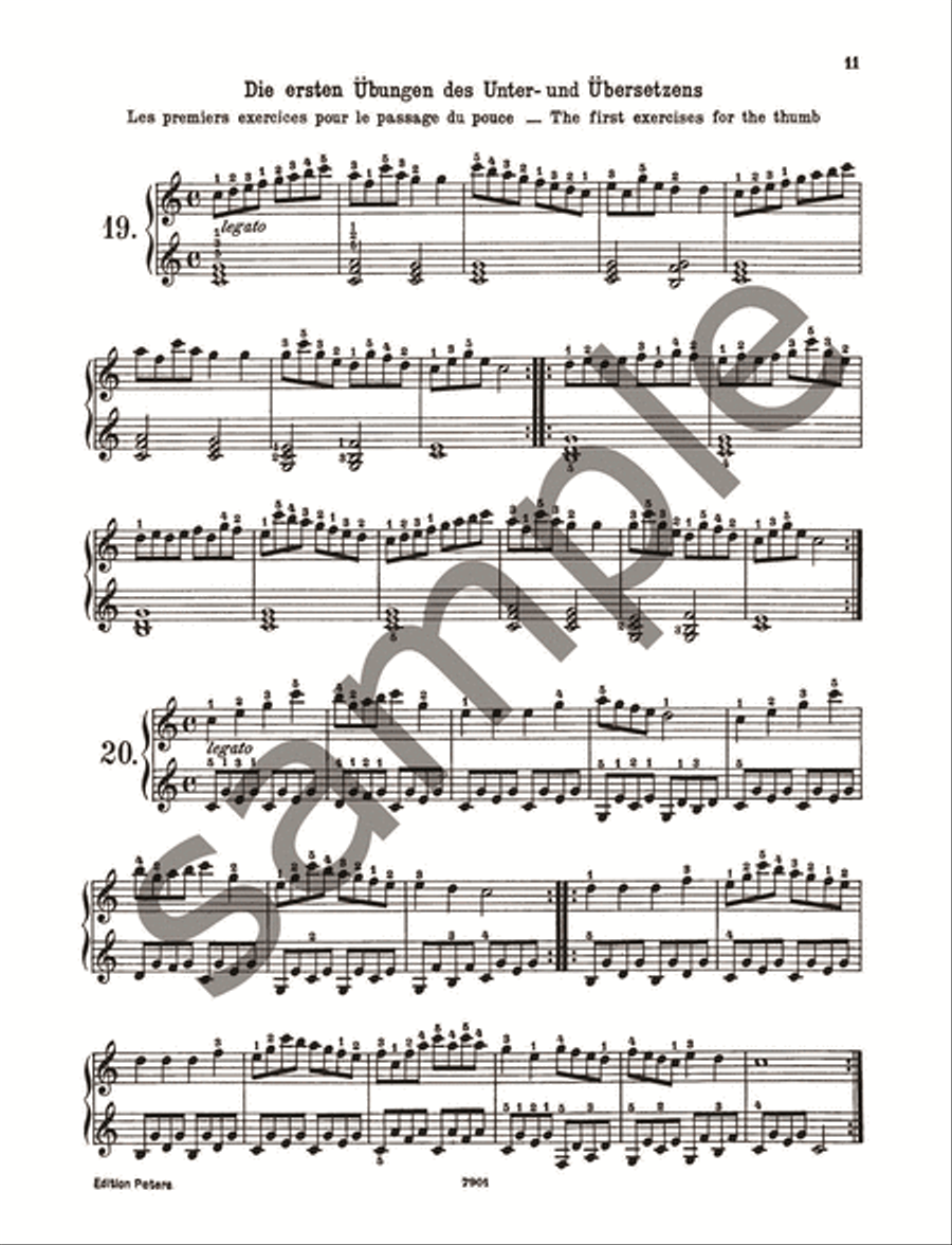 First Tutor Op. 599 for Piano Piano scores gallery preview page 8