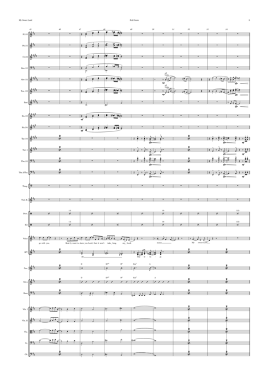 My Sweet Lord Full Orchestra scores gallery preview page 5
