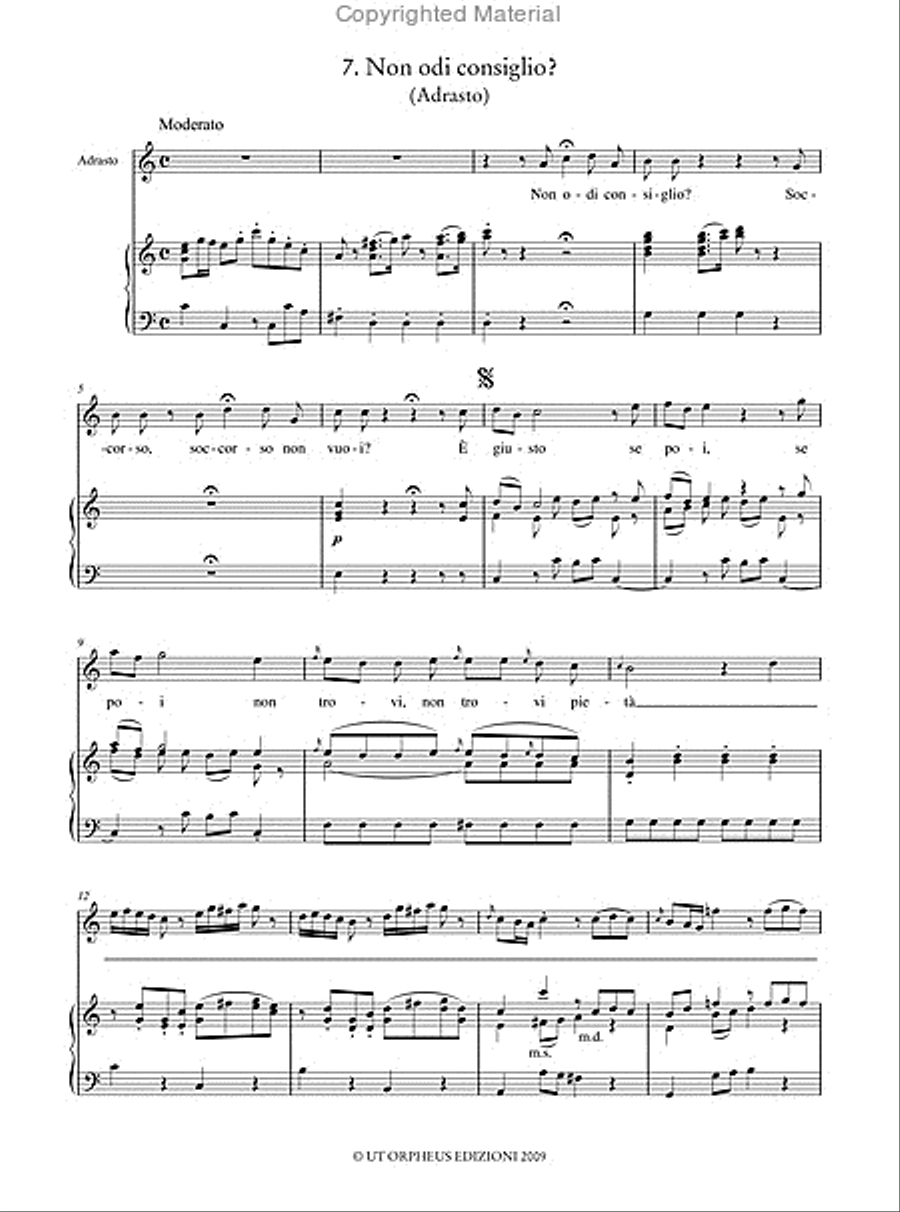 Demofoonte. Arias for Soprano Voice Solo scores gallery preview page 13