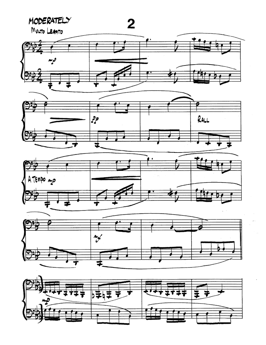 Ten Duets for Bass Trombone or Tuba Brass Duet scores gallery preview page 4