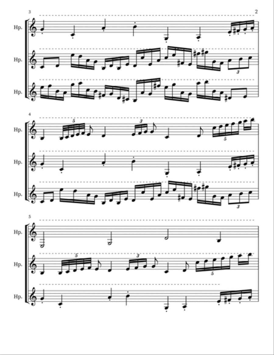 Z 209 for 3 Harps Harmonica scores gallery preview page 2