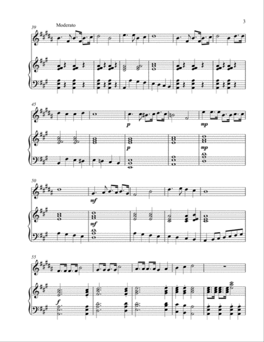 Songs of the Railroad (treble Bb instrument solo) Piano scores gallery preview page 4