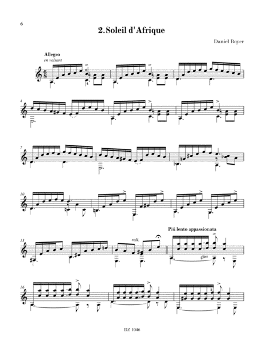 La guitare dans tous ses états, vol. 6 Classical Guitar scores gallery preview page 6