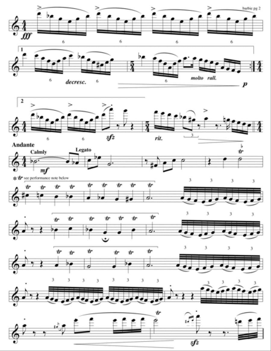 FLUTE SOLO COLLECTION by Joe Procopio Small Ensemble scores gallery preview page 4