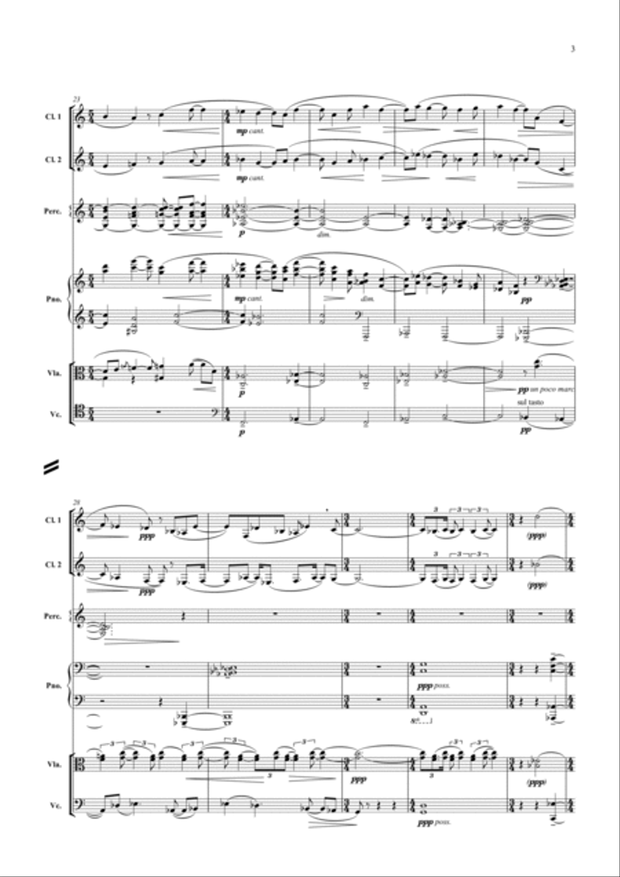 On Claudy Banks Clarinet scores gallery preview page 5