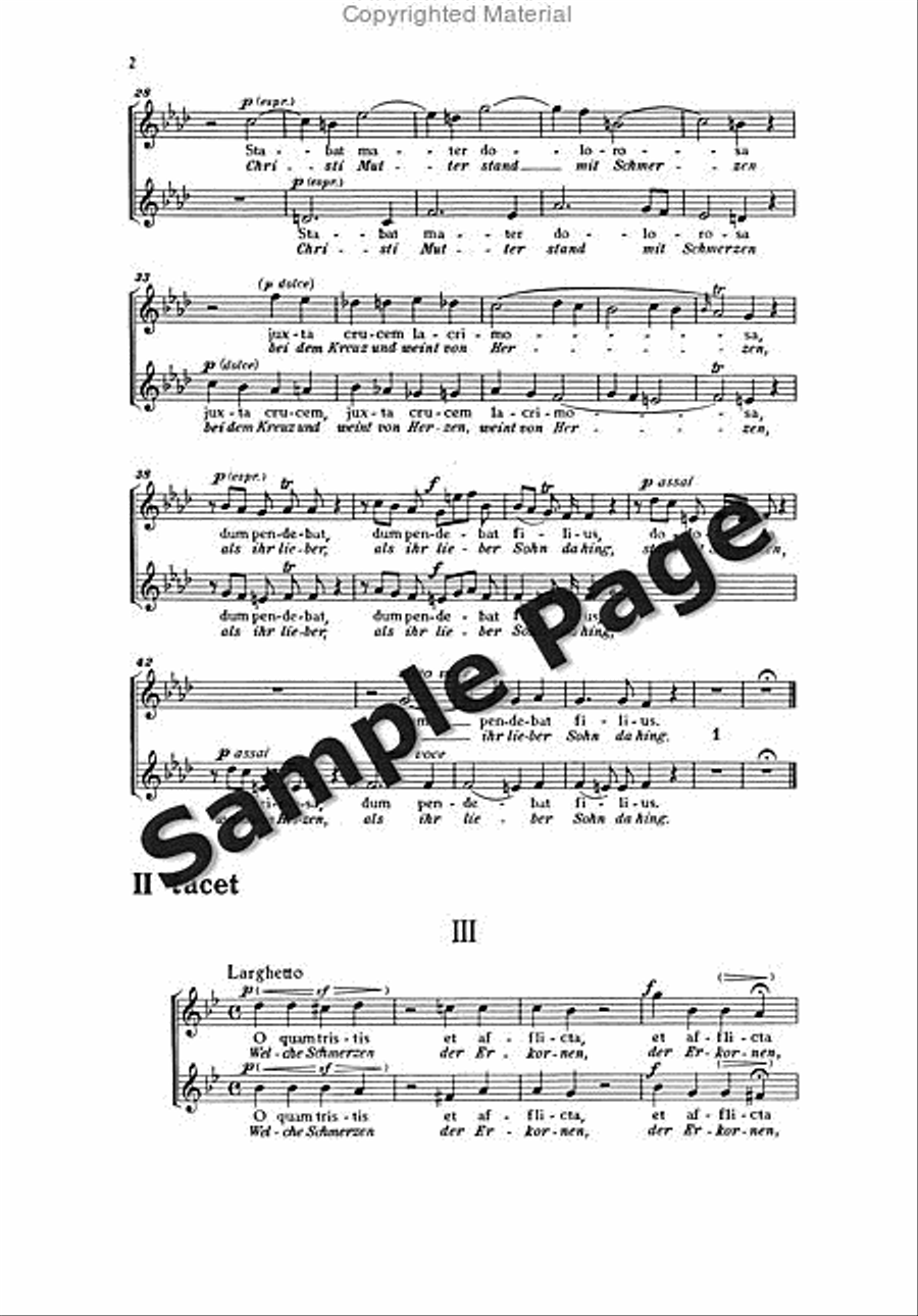 Stabat Mater Choir scores gallery preview page 5