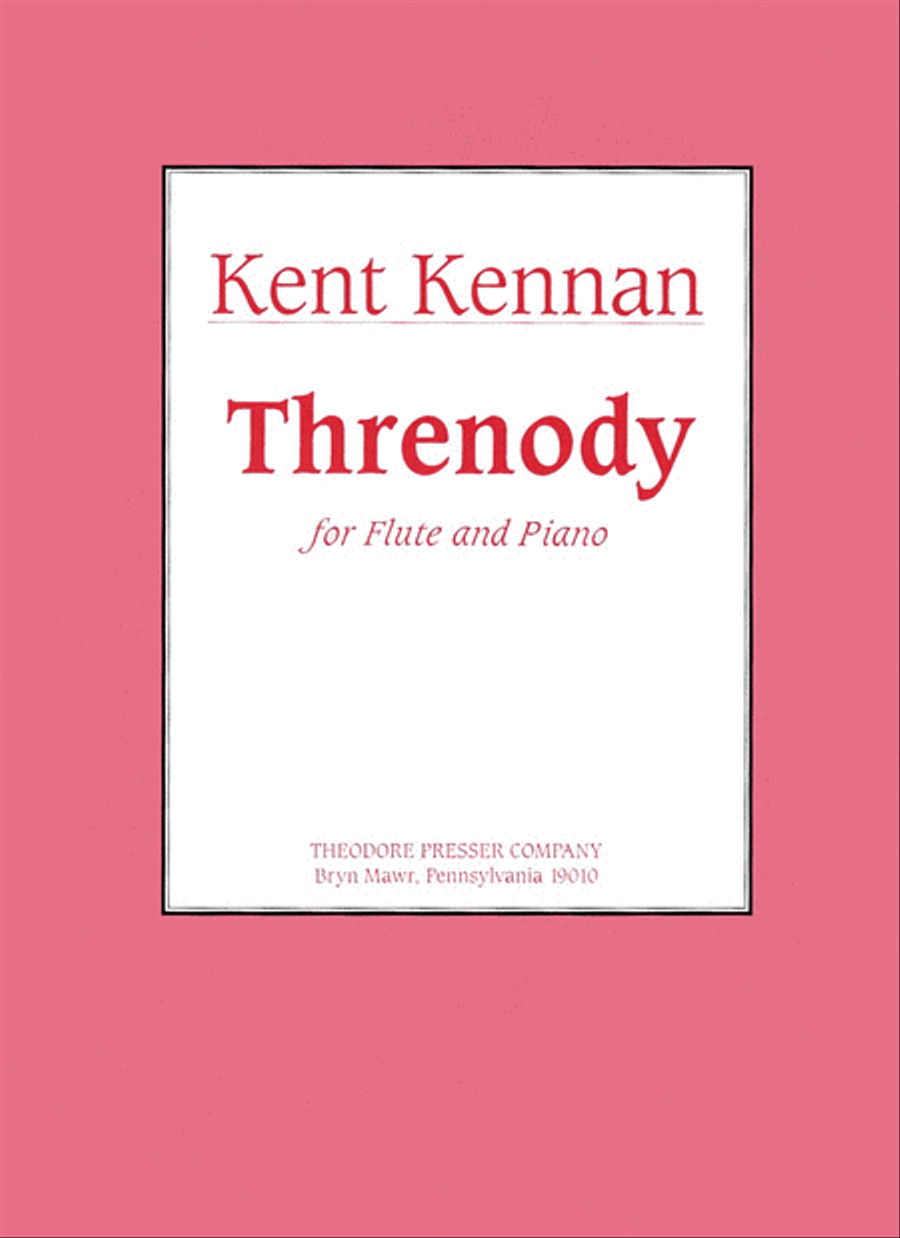 Threnody Threnody Chamber Music scores gallery preview page 1