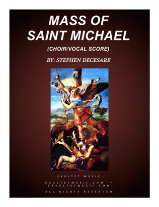 Book cover for Mass of Saint Michael (Vocal Score)
