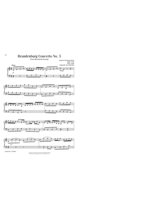 Brandenburg Concerto No. 5 in D Major, First Movement Excerpt