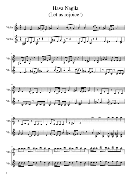 Three Jewish Songs for Two Violins image number null