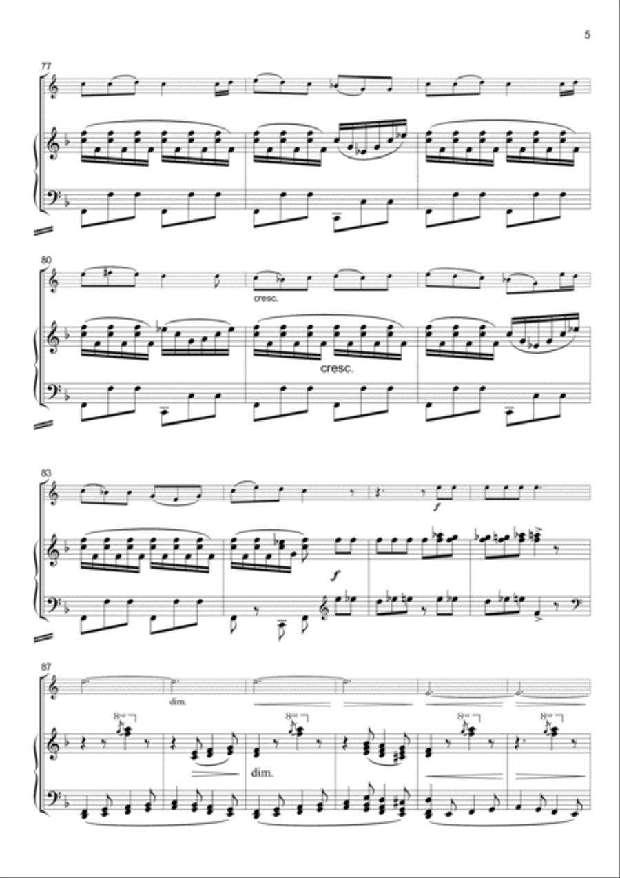 Klabautermann (Fairy Tales for Horn and Piano) Horn scores gallery preview page 5