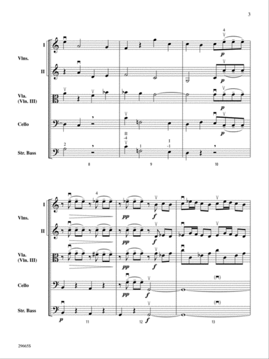 Concerto for String Orchestra (from Concerto a Quattro) String Orchestra scores gallery preview page 3