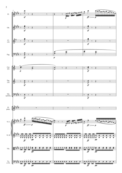 Variations on 'Non piu mesta' for Flute and Orchestra - Score Only