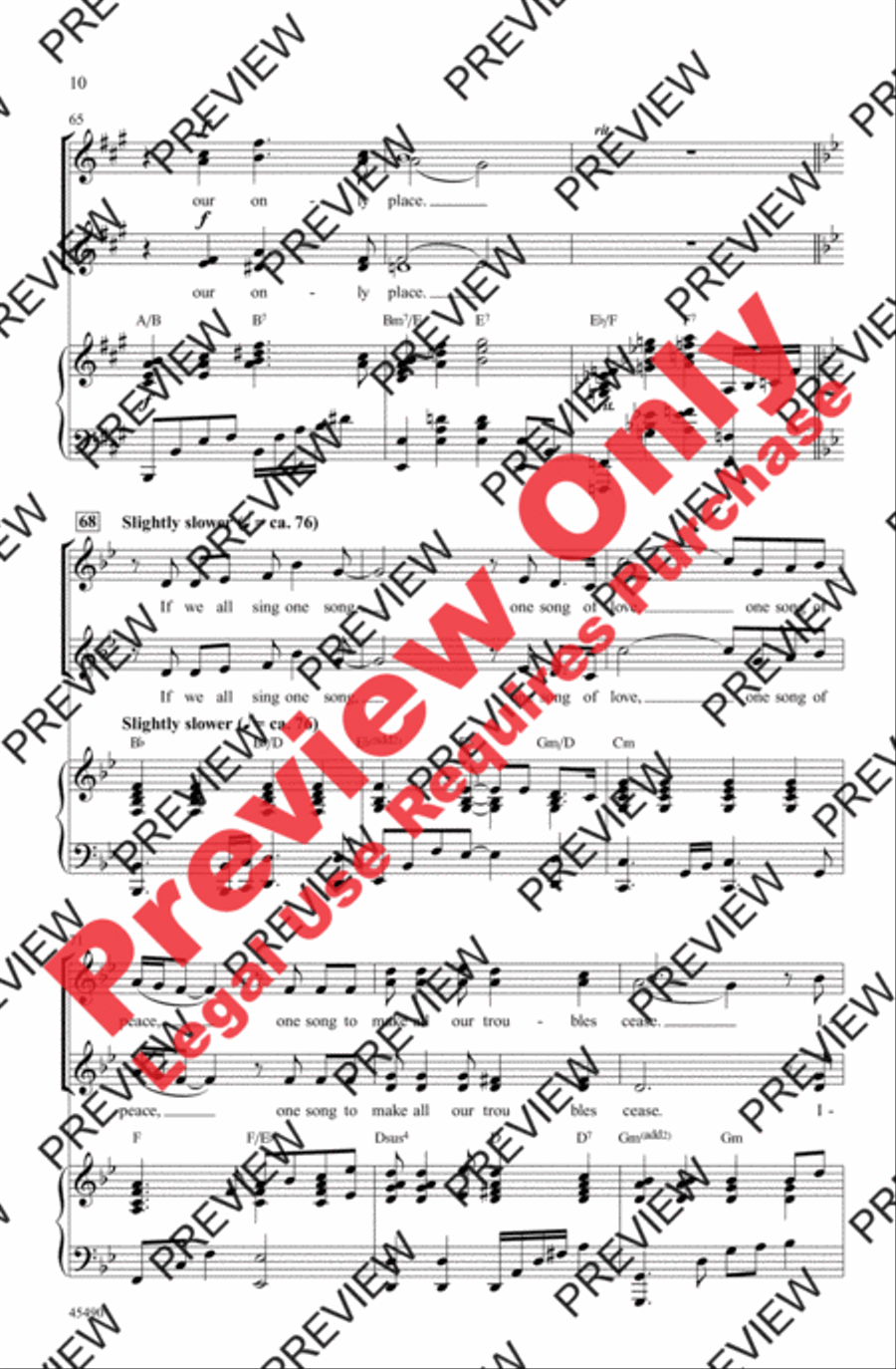 One Song One Song Women's Choir scores gallery preview page 10