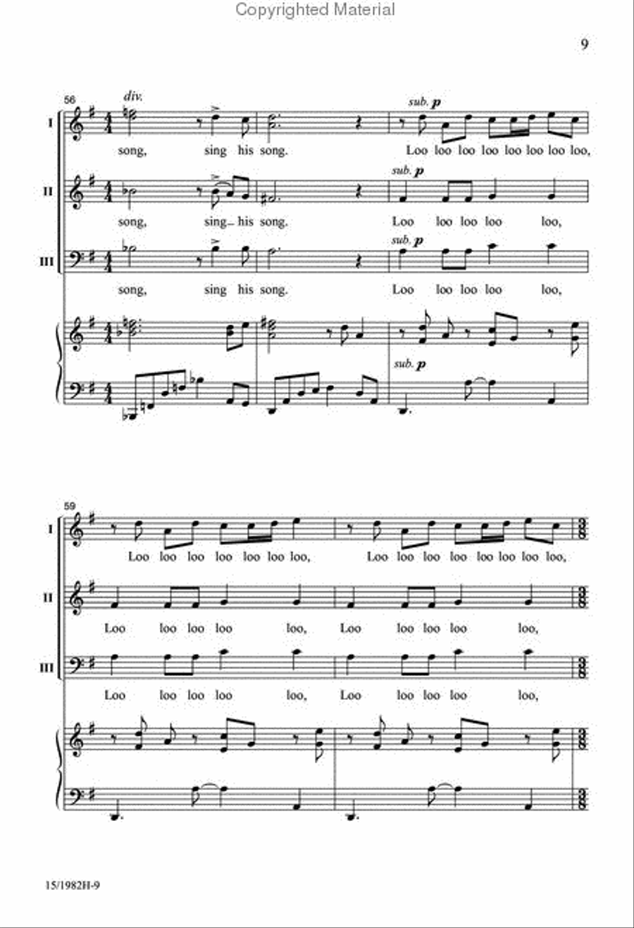 Old Joe Clark 3-Part scores gallery preview page 9