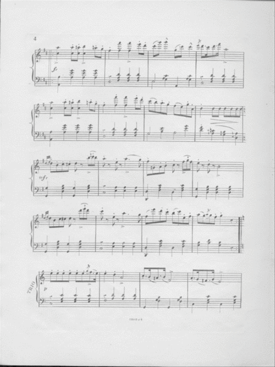 Lindell Hotel Schottisch Piano Solo scores gallery preview page 3